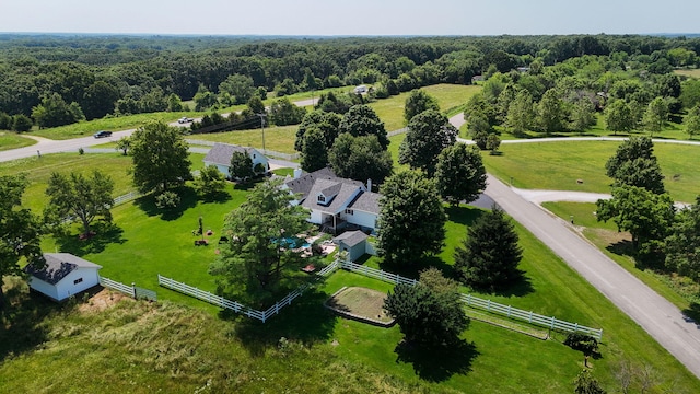 1568 Glossip Ave, Highlandville, MO 65669 - overview of rural landscape with a forest