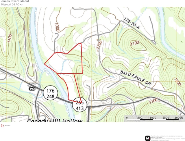 1326 Bald Eagle Dr, Galena, MO 65656 - map