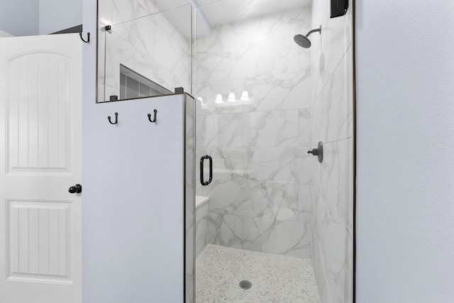 bathroom with an enclosed shower