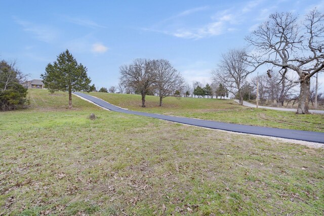 view of yard featuring a rural view