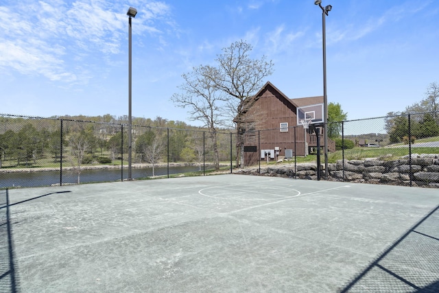 880 Black Forest Ln, Branson West, MO 65737 - view of basketball court with community basketball court and fence