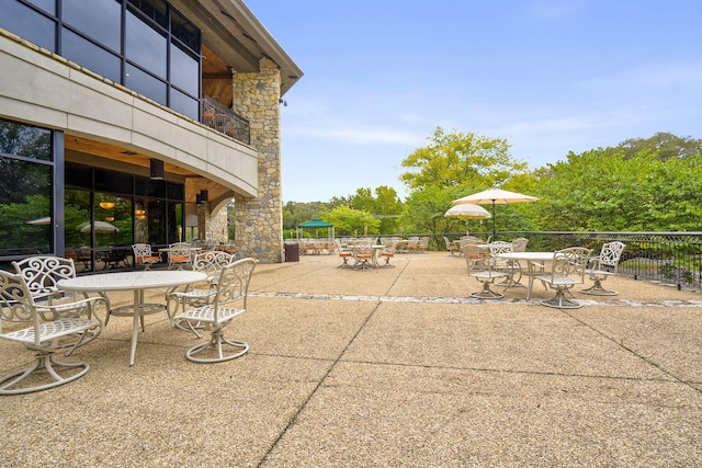 view of patio