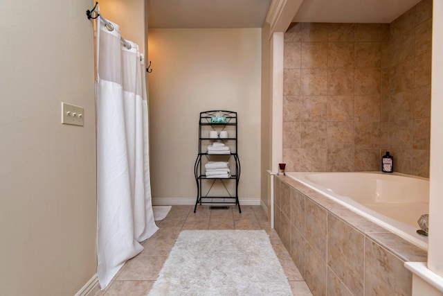 bathroom featuring tile patterned floors