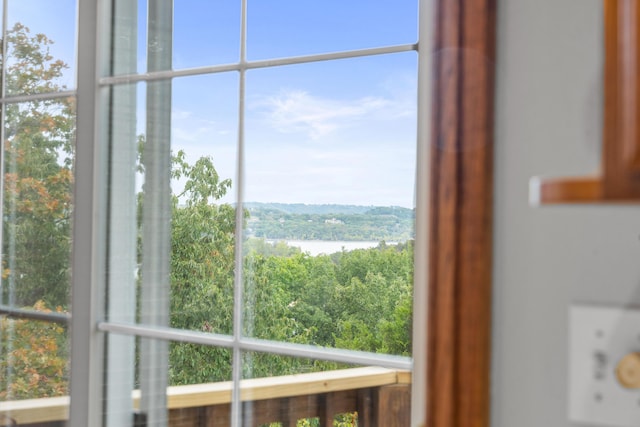details featuring a water view