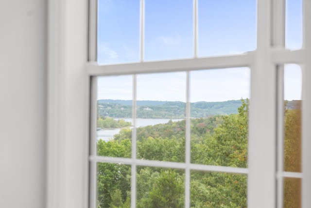 room details with a water view