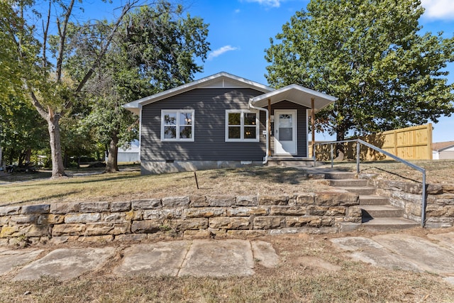 view of front of home