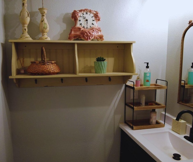 bathroom with a sink