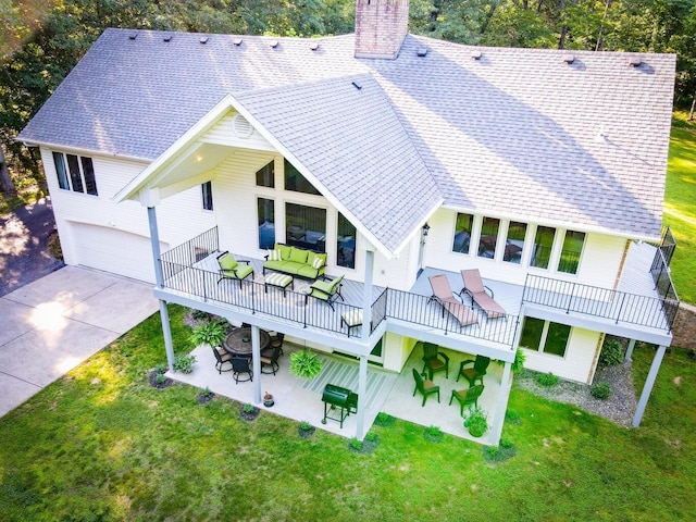 6643 E Turner Springs Dr, Springfield, MO 65809 - bird's eye view