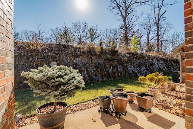 view of patio / terrace featuring cooling unit