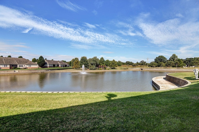 property view of water