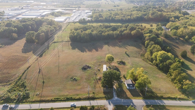 drone / aerial view featuring a rural view