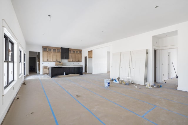 view of unfurnished living room