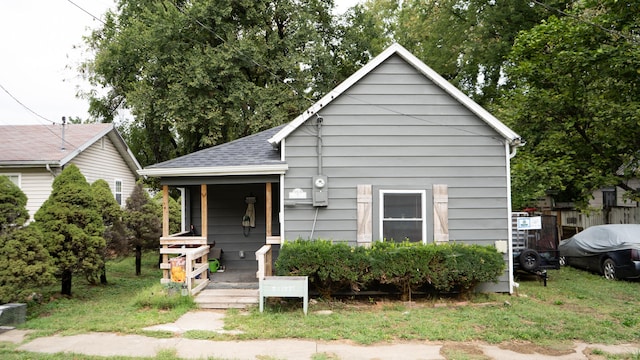 bungalow-style home featuring a porch