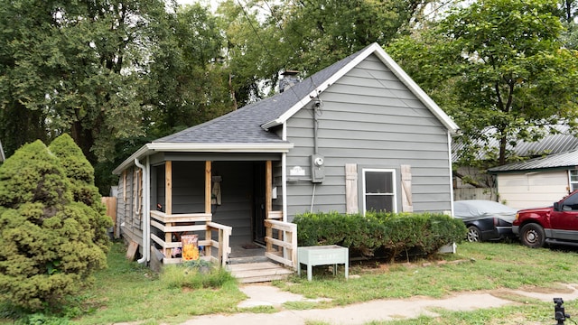 view of bungalow-style home