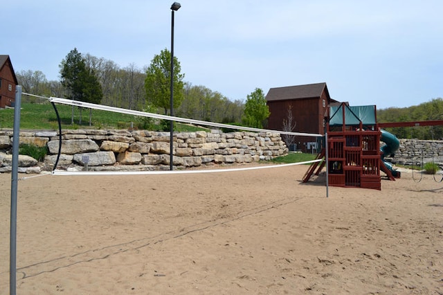 surrounding community featuring a playground