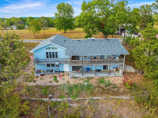 view of back of property