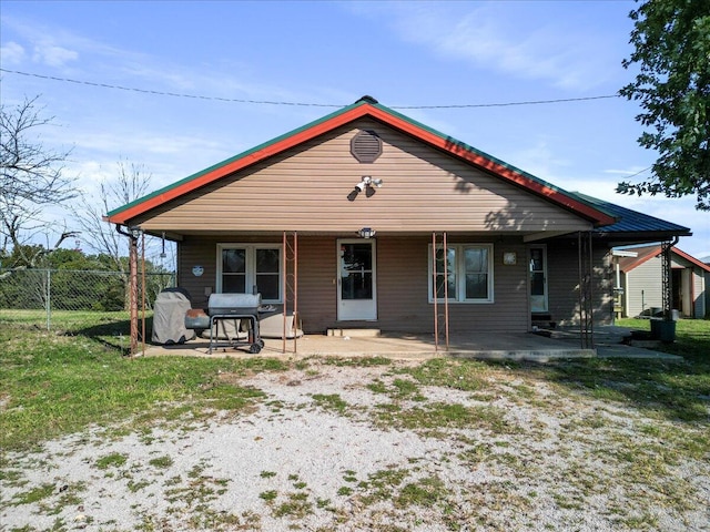 view of bungalow-style house