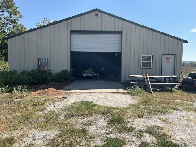view of outbuilding with an outdoor structure