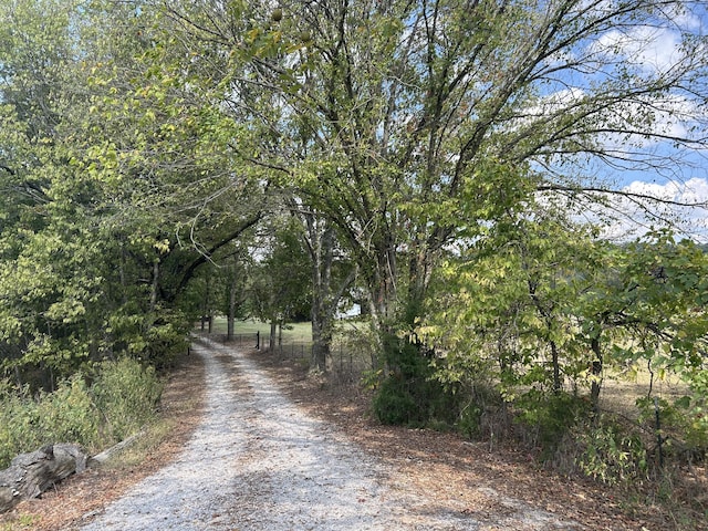 view of road