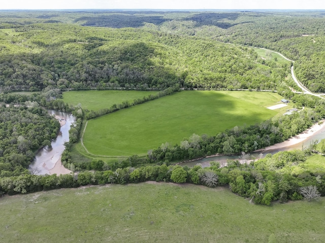 80 State Route Kk, Washburn, MO 65772 - bird's eye view of a heavily wooded area and a large body of water