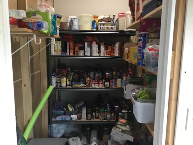 view of pantry