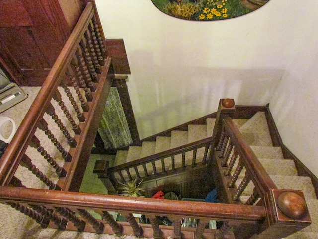 view of staircase