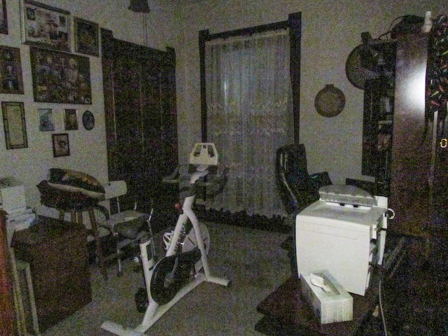 view of workout area