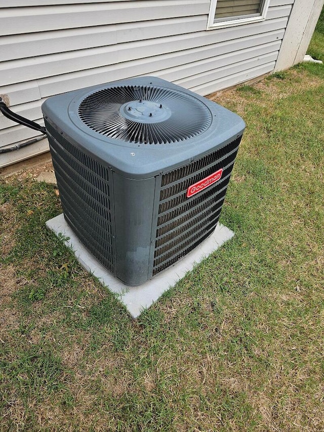 exterior details with central AC unit