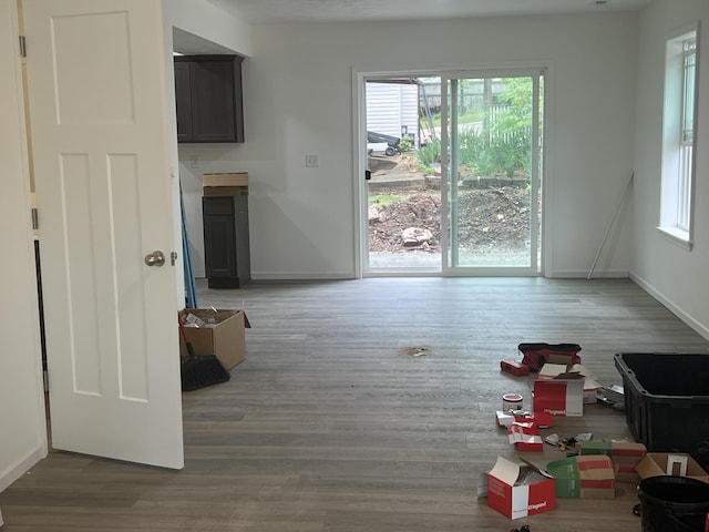 4071 White Oak Rd Lot 5, Merriam Woods, MO 65740 - living room with baseboards and wood finished floors