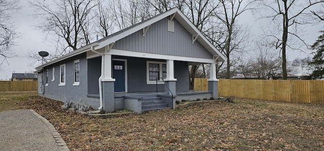 bungalow with a porch