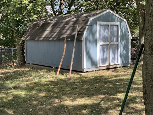10603 N Main St, Butterfield, MO 65625 - view of shed with fence