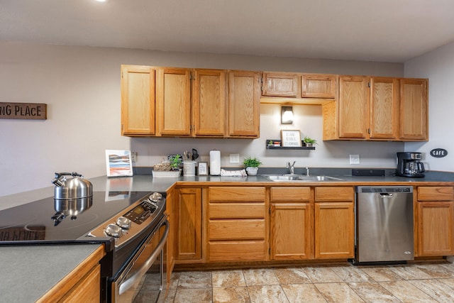 kitchen featuring sink and stainless steel appliances