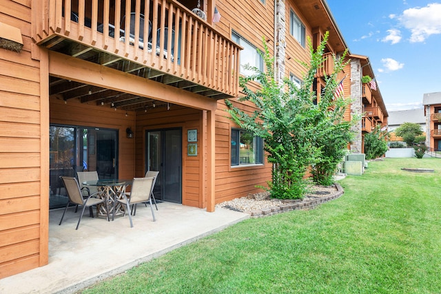 exterior space with a patio