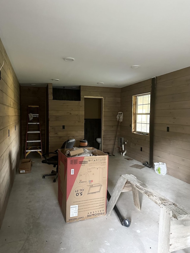 7020 N Farm Road 69, Walnut Grove, MO 65770 - interior space featuring wood walls