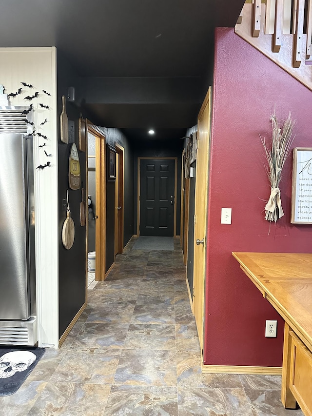 7020 N Farm Road 69, Walnut Grove, MO 65770 - corridor with stone finish flooring and baseboards