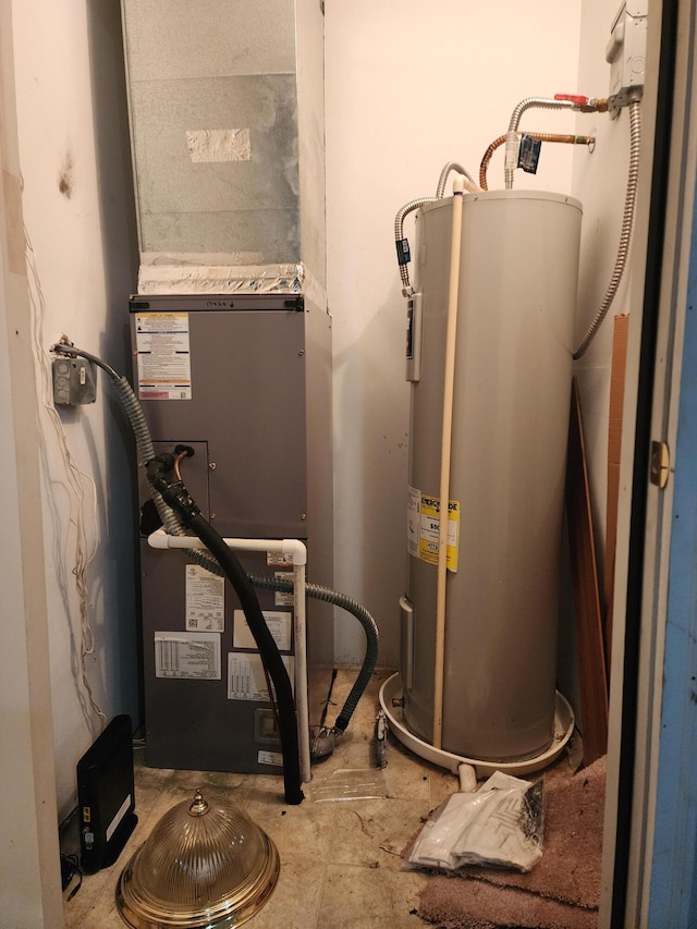 utilities with electric water heater