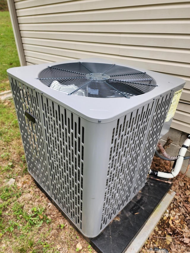 exterior details featuring central AC unit