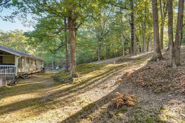 5920 State Highway A, Strafford, MO 65757 - view of yard with a wooded view