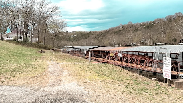 view of stable