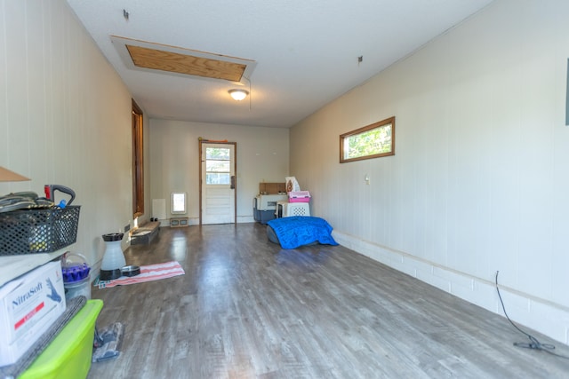 interior space featuring hardwood / wood-style flooring