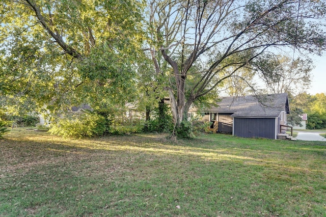 view of yard