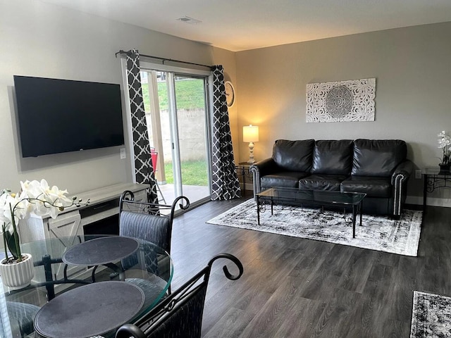 29 Fall Creek Dr Unit 4, Branson, MO 65616 - living room with dark wood finished floors and baseboards