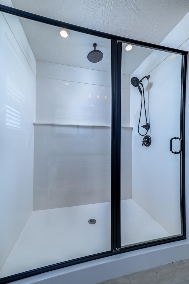 bathroom with walk in shower