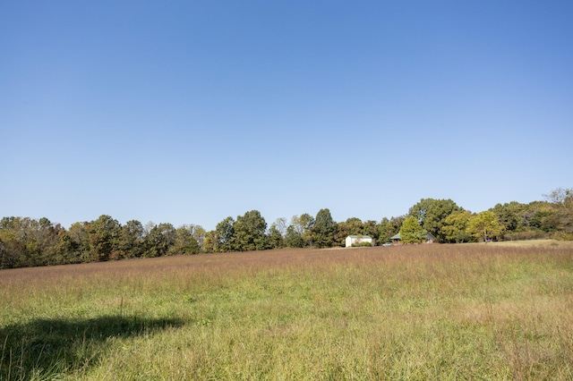 view of landscape featuring a rural view