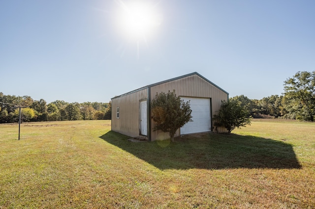 exterior space featuring a yard