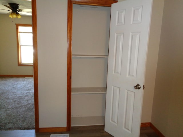 view of closet