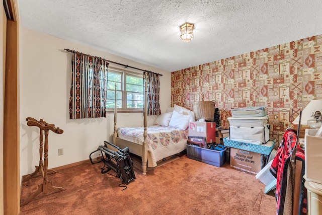 1400 W Oak St, Ozark, MO 65721 - carpeted bedroom with baseboards and a textured ceiling