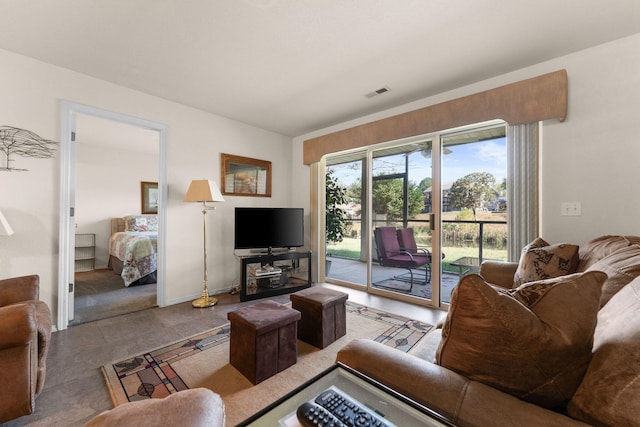 view of living room