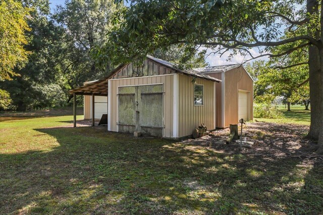 view of outbuilding with an outdoor structure