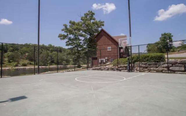 view of sport court